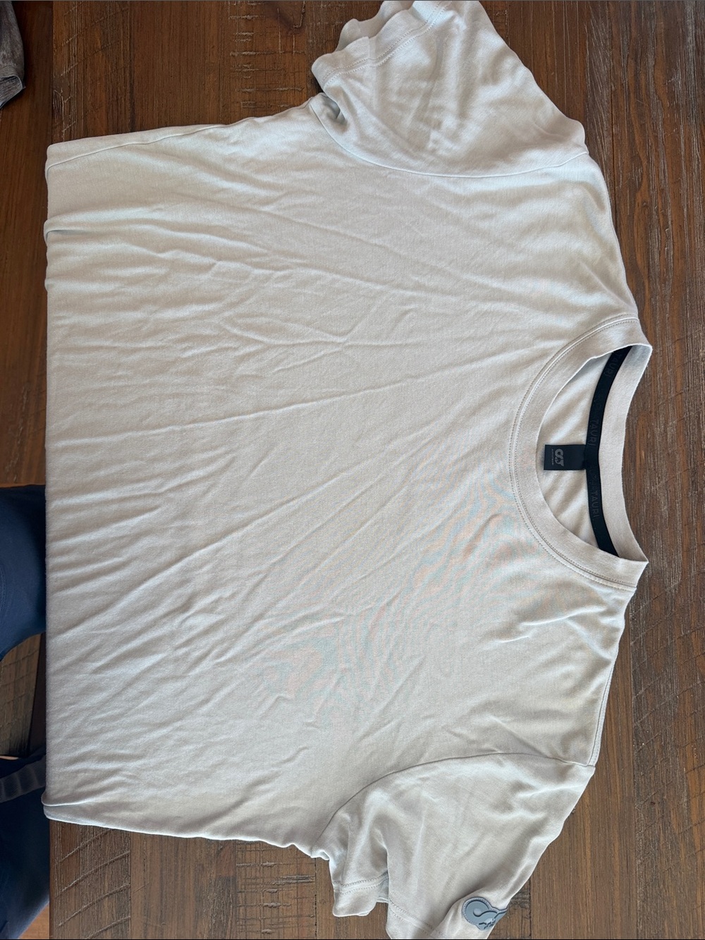 Prada Men’s Short Sleeve Crewneck T‑Shirt in Beige - Picture 5 of 6
